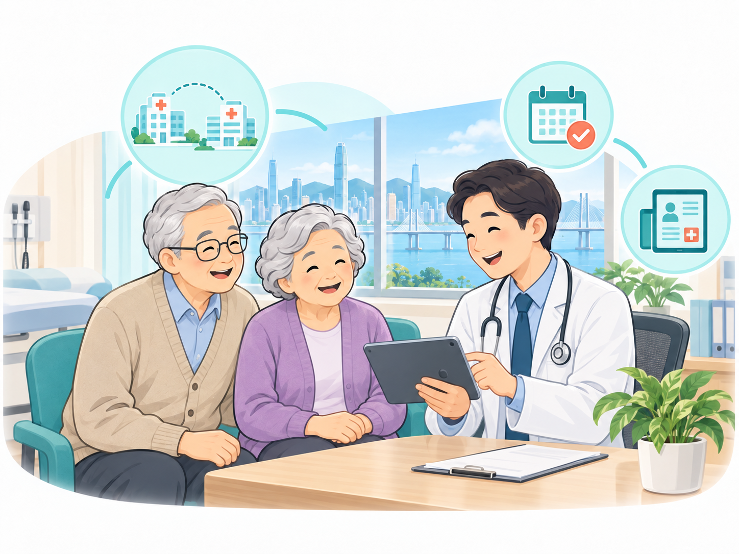 長者了解大灣區醫療支援
